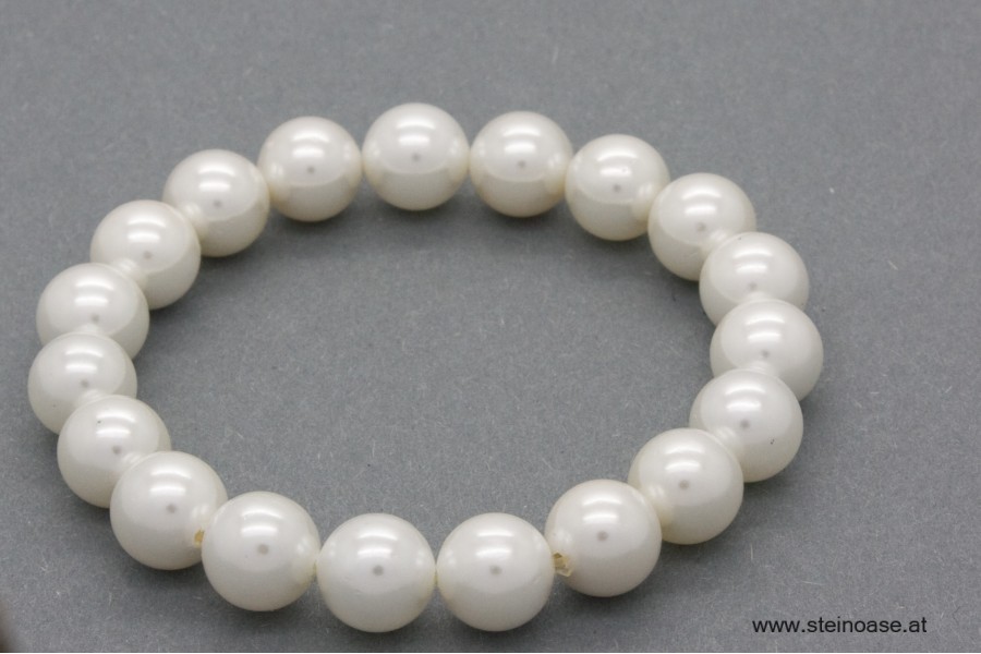 Armband Muschelkern-Perle 10mm